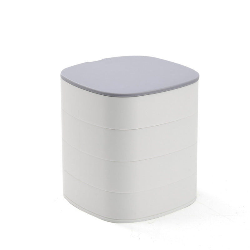 Multifunctional Rotatable Small Jewelry Storage Box