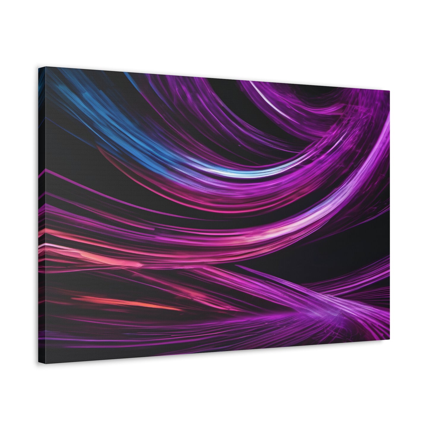 Long Exposure Purple and Black Canvas Print