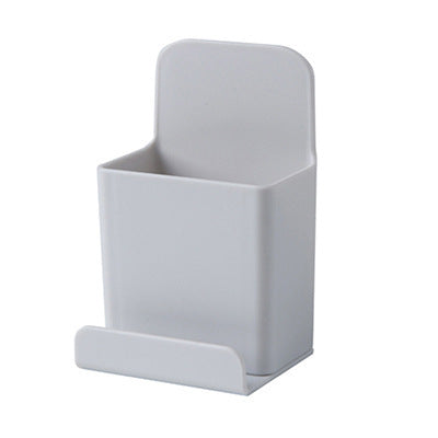 Wall-mounted remote control storage box storage rack