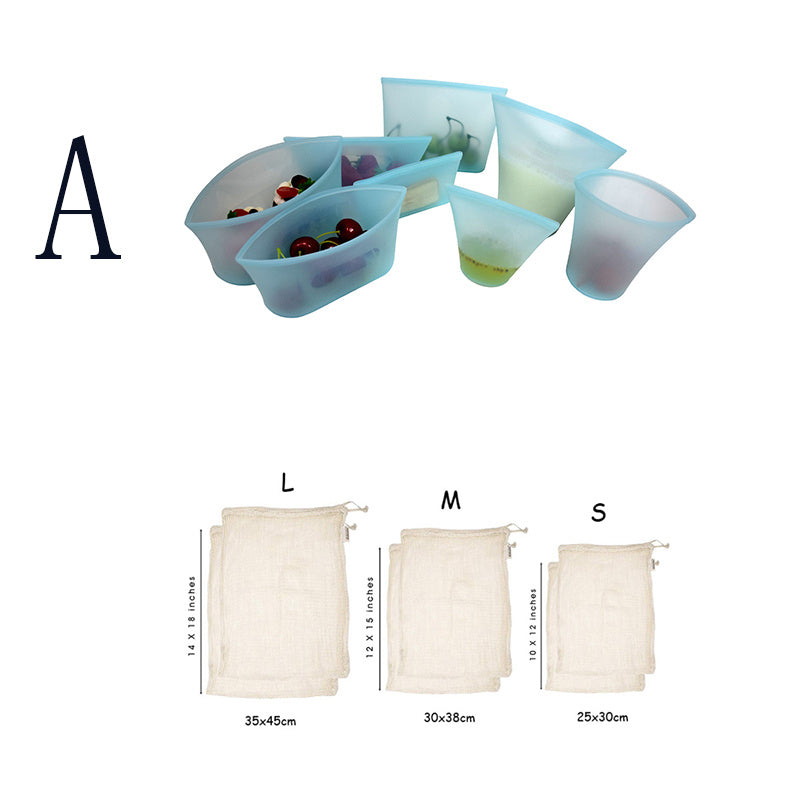Silicone storage bag