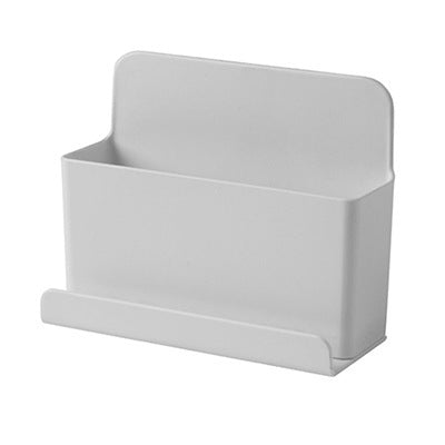 Wall-mounted remote control storage box storage rack
