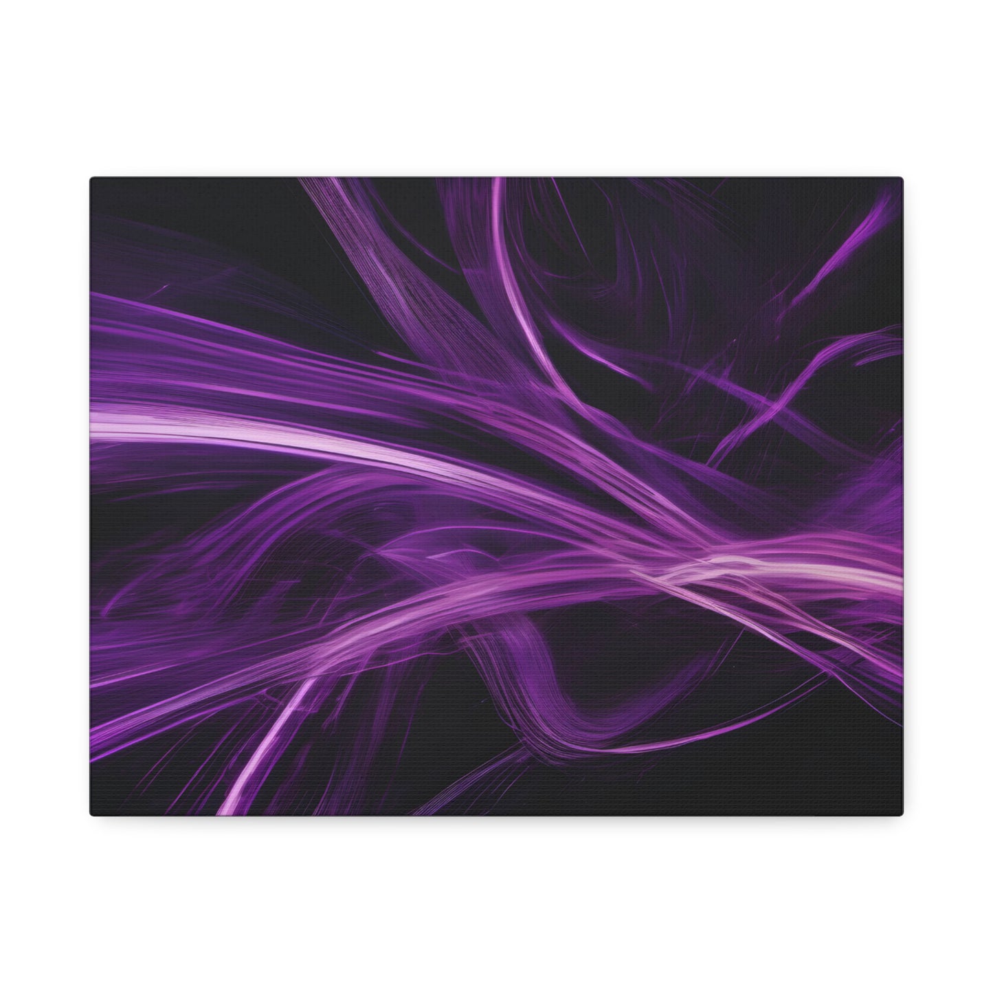 Long Exposure Purple and Black Canvas Print