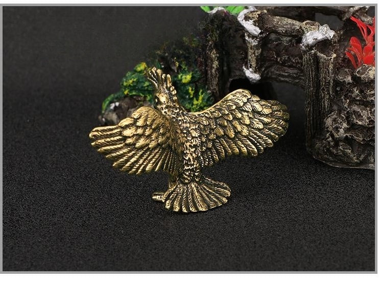 Parrot Brass Ornaments Bronze Statue Childlike Tea Ornaments