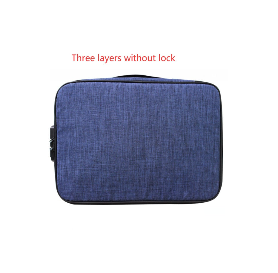 Certificate bag storage multi-functional storage bag