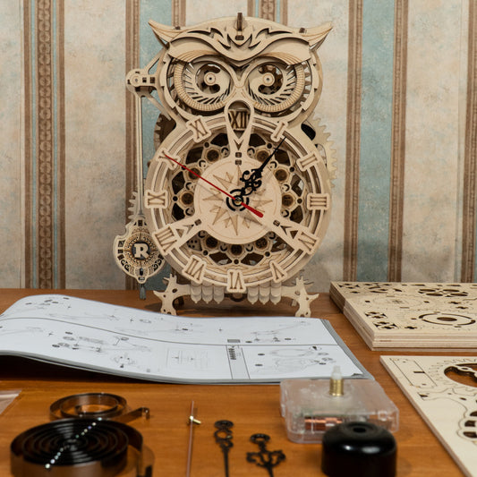Owl Clock Ornaments