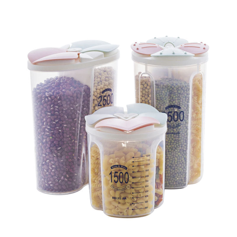 Whole Grain Storage Box, Divided Grain Storage Tank