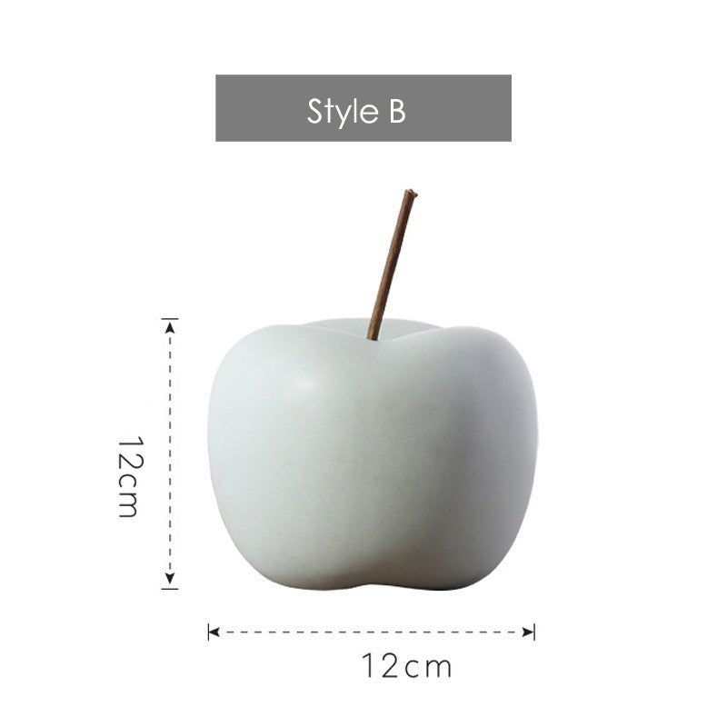 Ceramic fruit ornaments