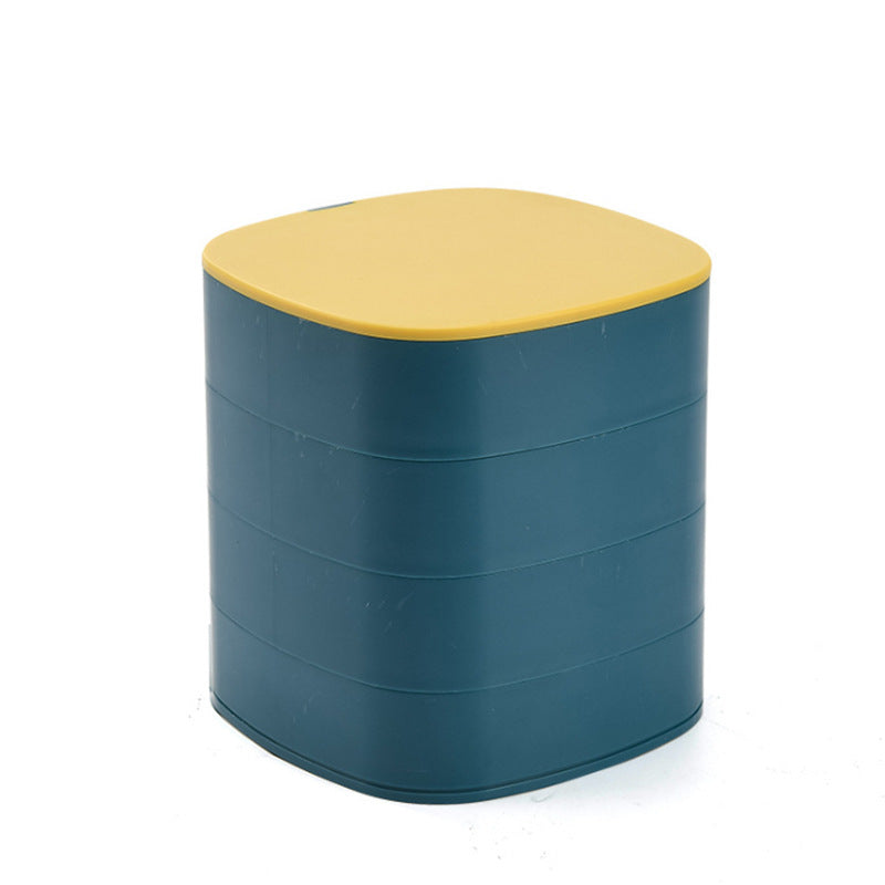 Multifunctional Rotatable Small Jewelry Storage Box