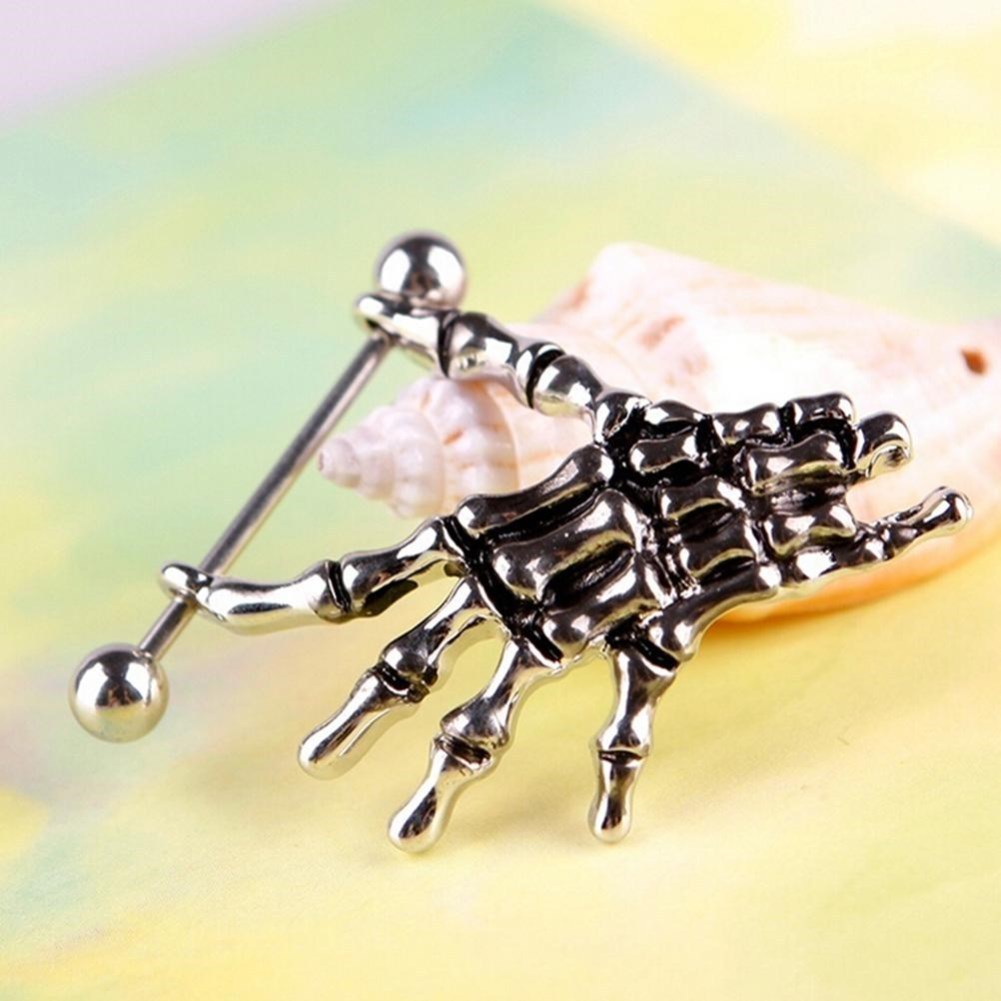 Punk style body piercing jewelry