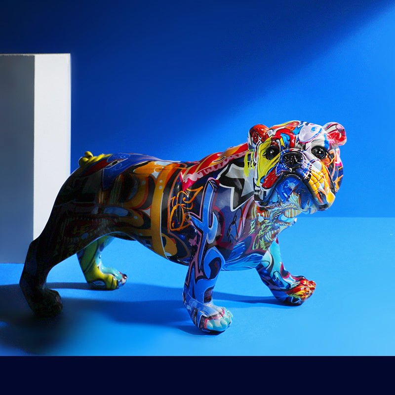 Resin dog ornaments