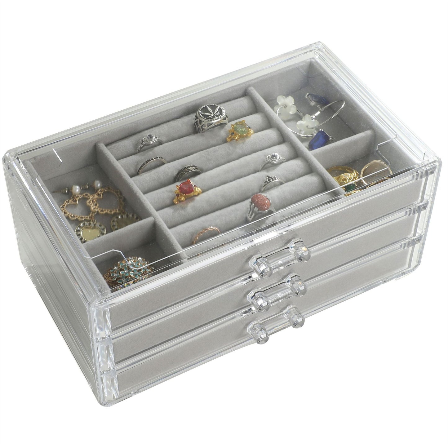 Dust And Dust Storage Compartment For Jewellery
