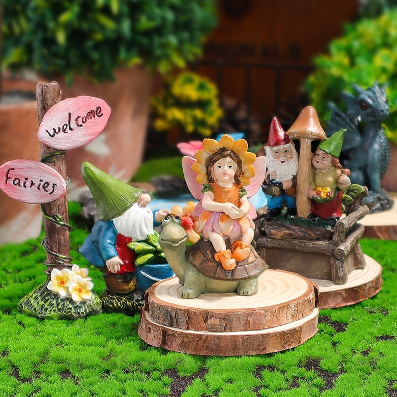 Garden Micro Landscape Ornaments Resin