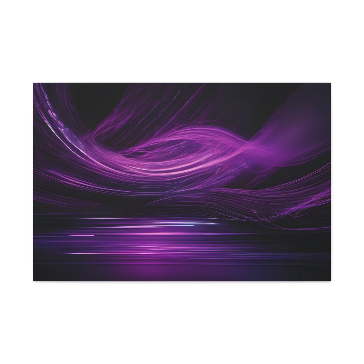 Long Exposure Purple and Black Canvas Print