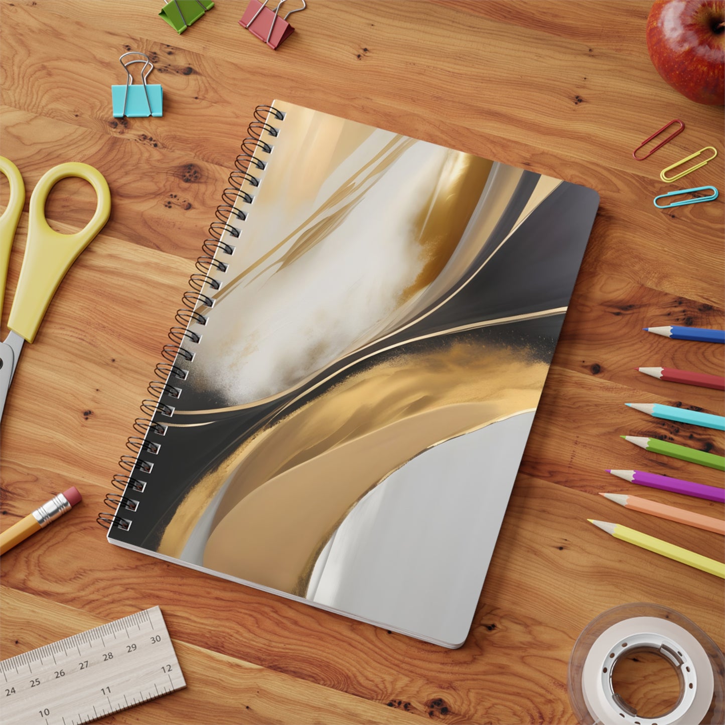 Black and Gold A5 Notebook