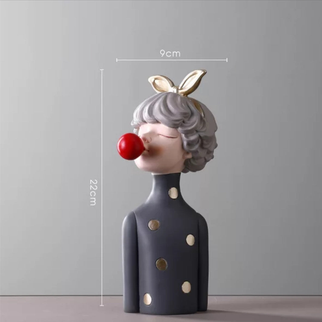 Bubble girl ornaments