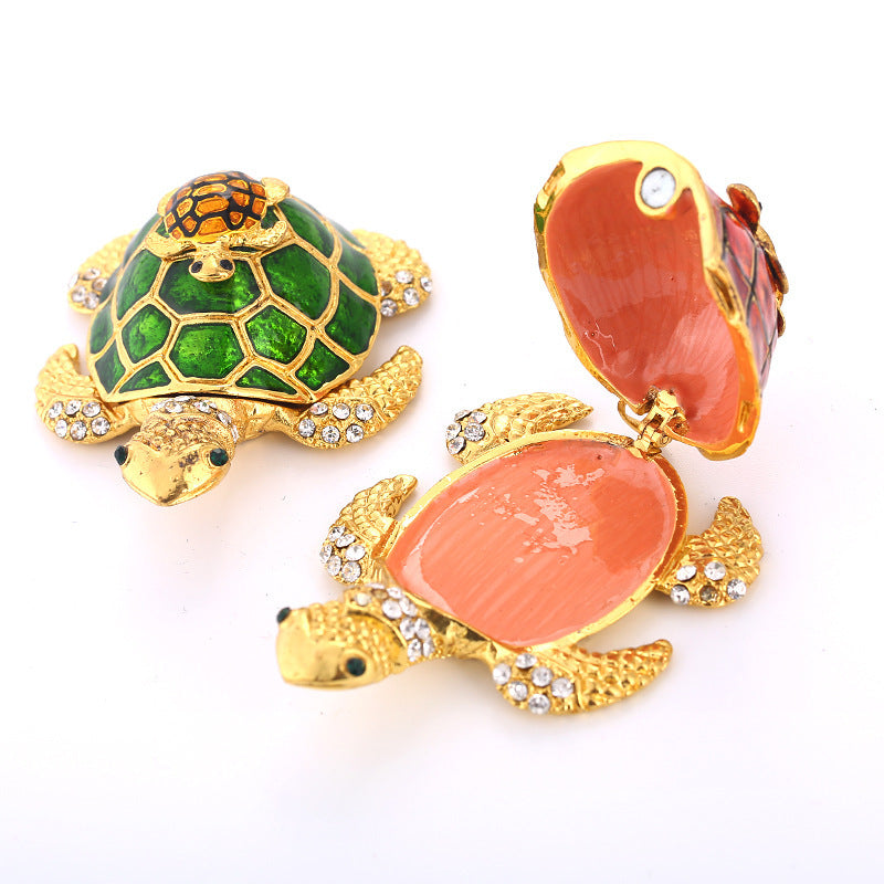 Painted turtle ornaments