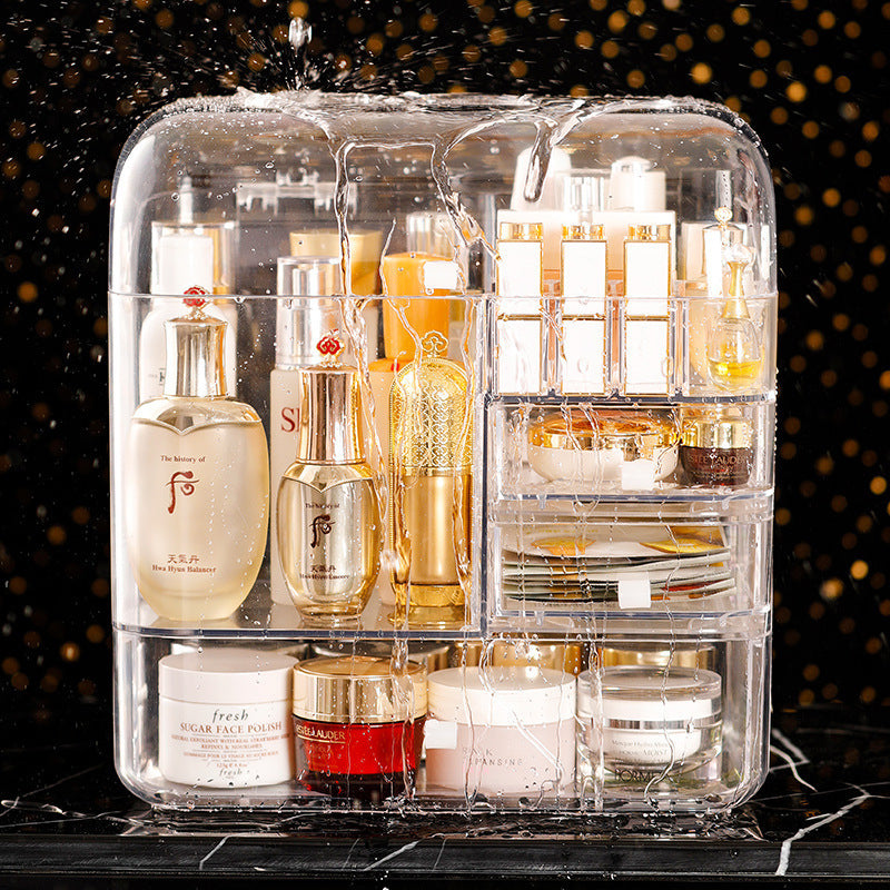 Storage Box Desktop Acrylic Dustproof Storage Rack