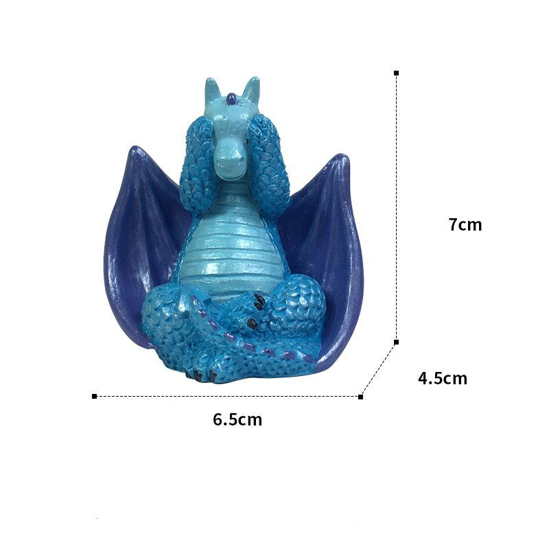 Home Bedroom Living Room Desktop Dragon Small Ornaments