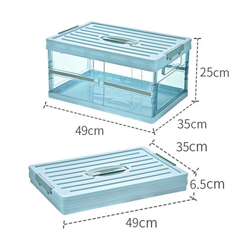 Transparent Car Storage Box, Foldable Trunk Storage Box