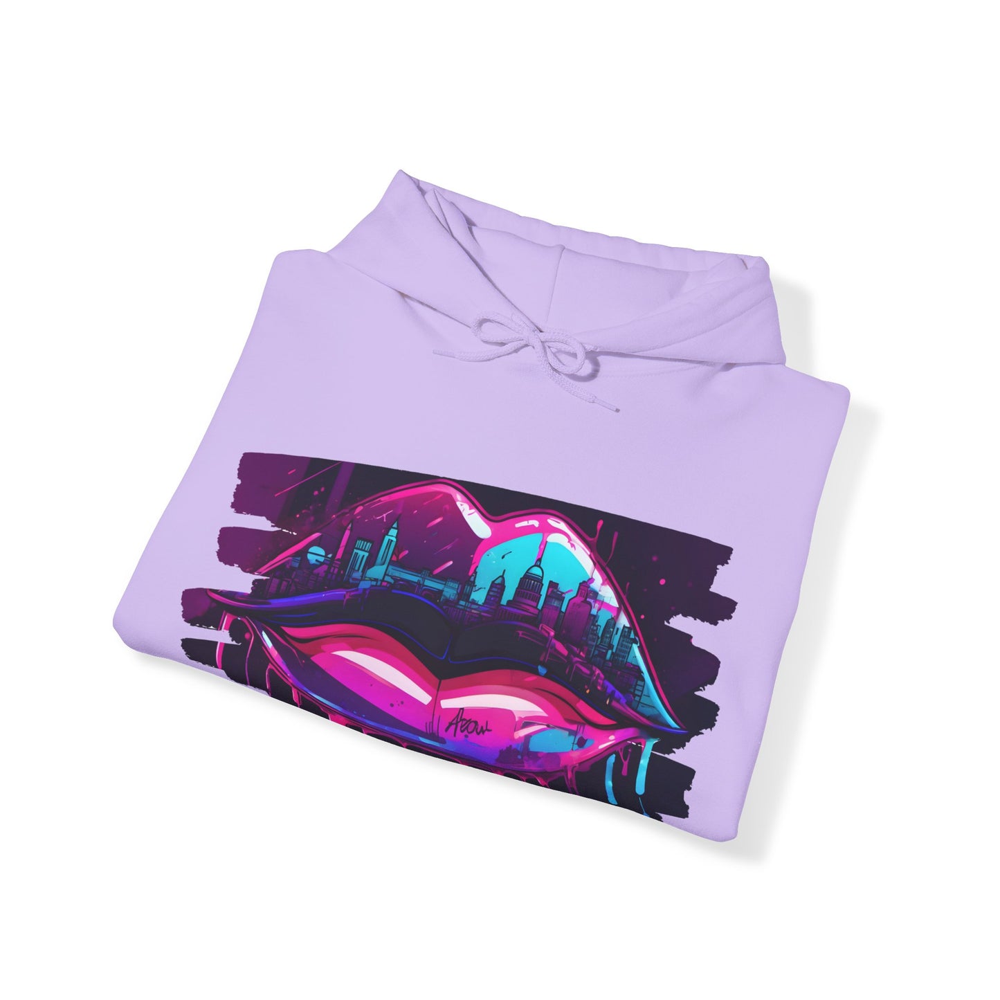 Graffiti Lips Hoodie