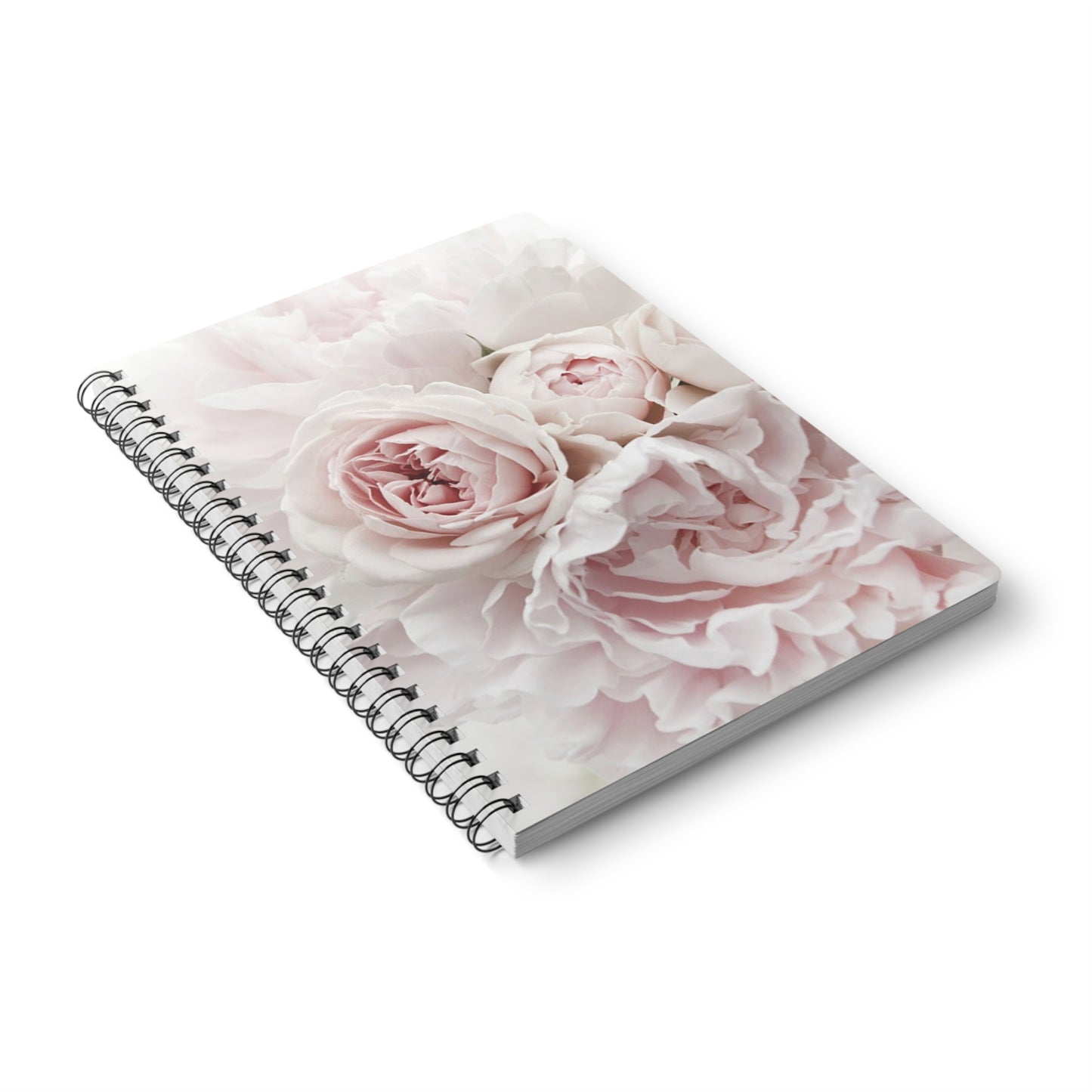 Pink and White Floral A5 Notebook