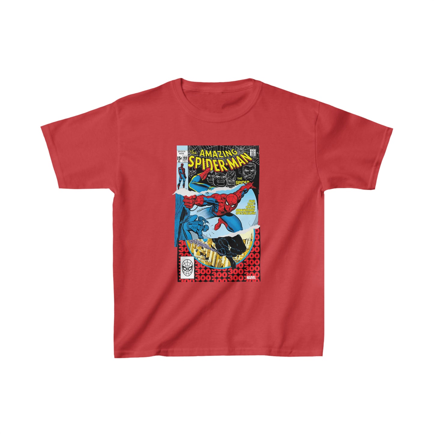 Kids Spider-Man Comic Cover T-Shirt