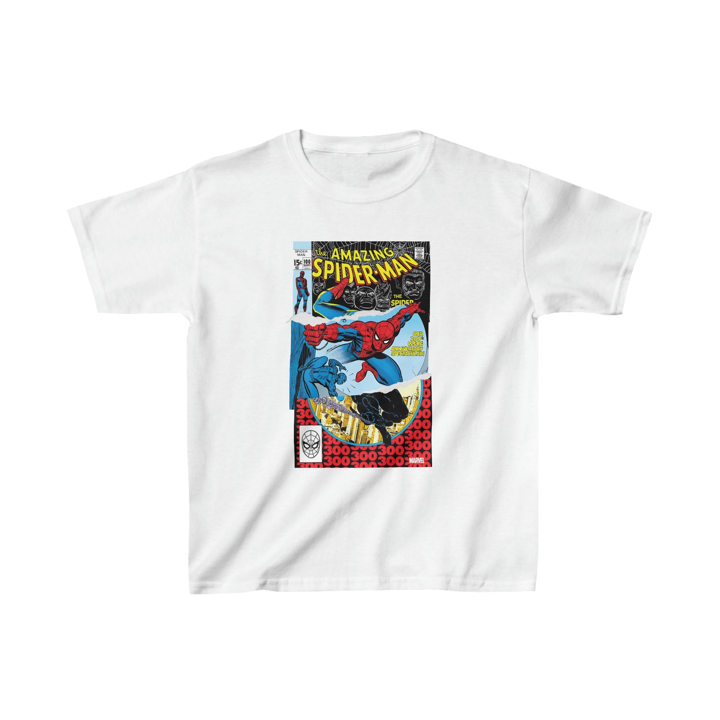 Kids Spider-Man Comic Cover T-Shirt