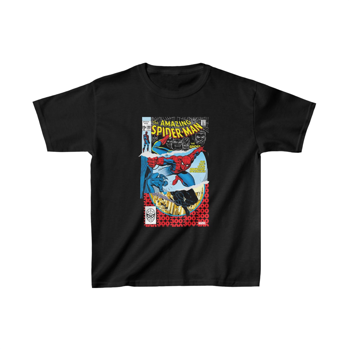 Kids Spider-Man Comic Cover T-Shirt