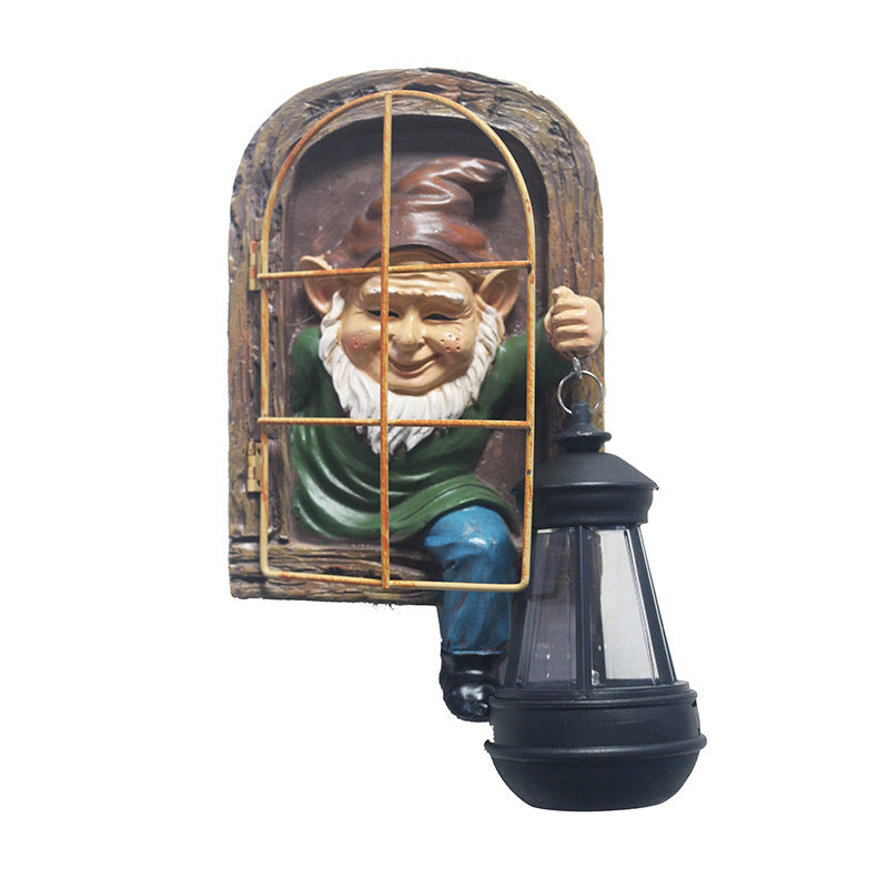 Outdoor Garden Elderly Statue Ornaments
