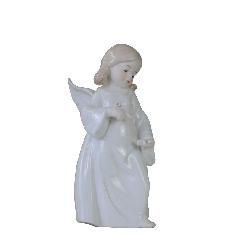 Girl ceramic ornaments