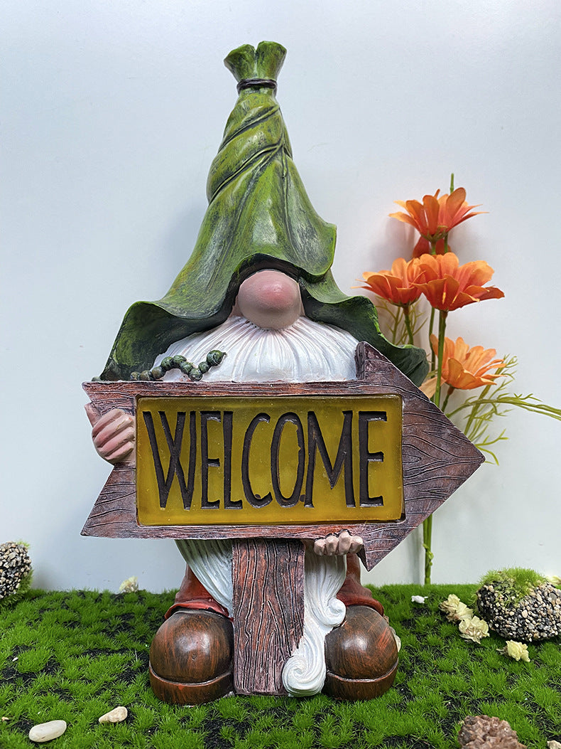 Outdoor Solar Garden Resin Ornaments