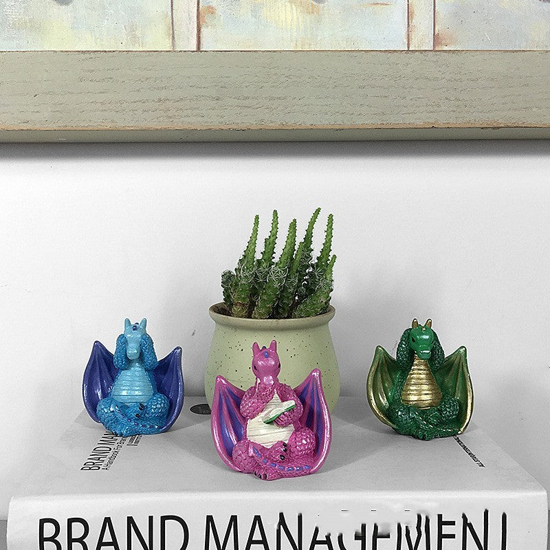 Home Bedroom Living Room Desktop Dragon Small Ornaments