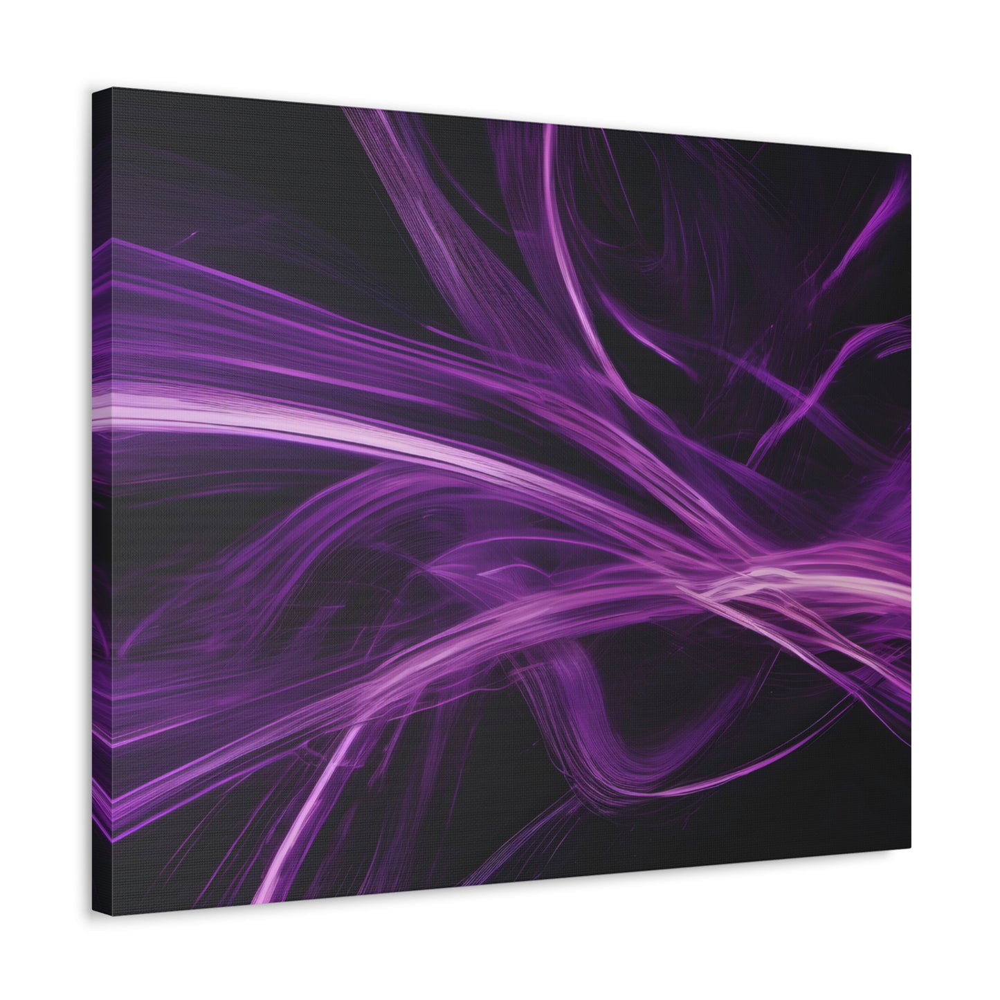 Long Exposure Purple and Black Canvas Print