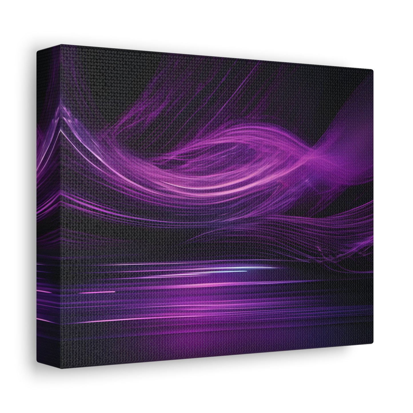 Long Exposure Purple and Black Canvas Print