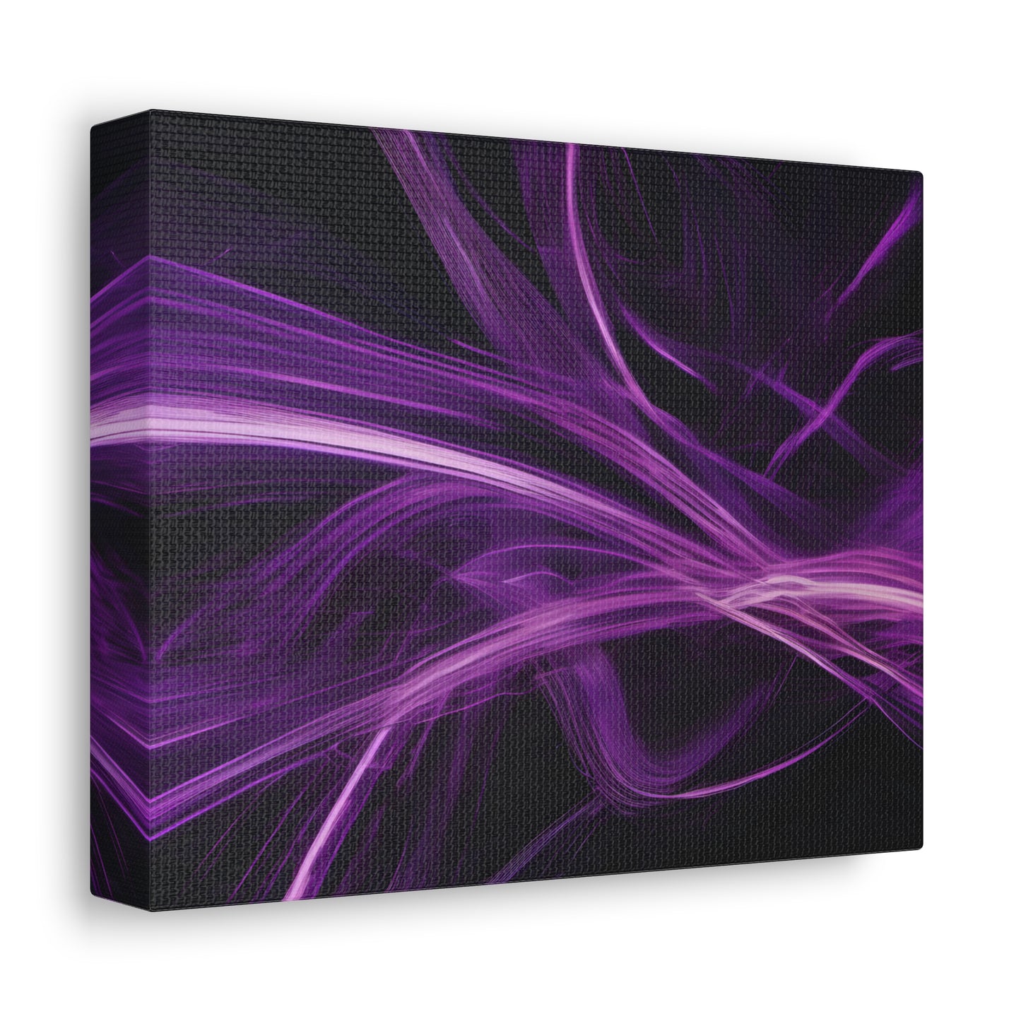 Long Exposure Purple and Black Canvas Print