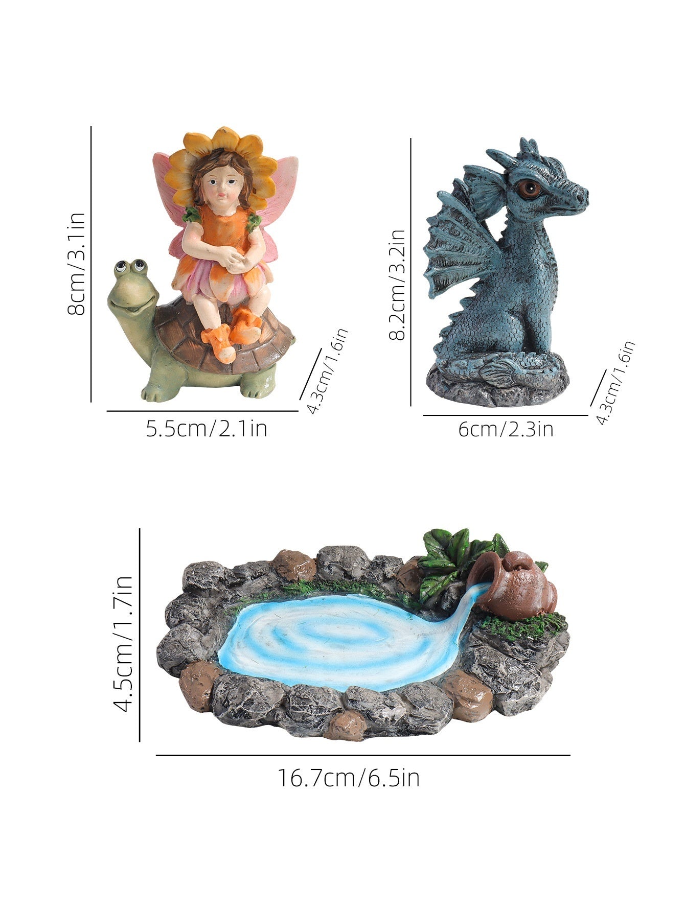 Garden Micro Landscape Ornaments Resin