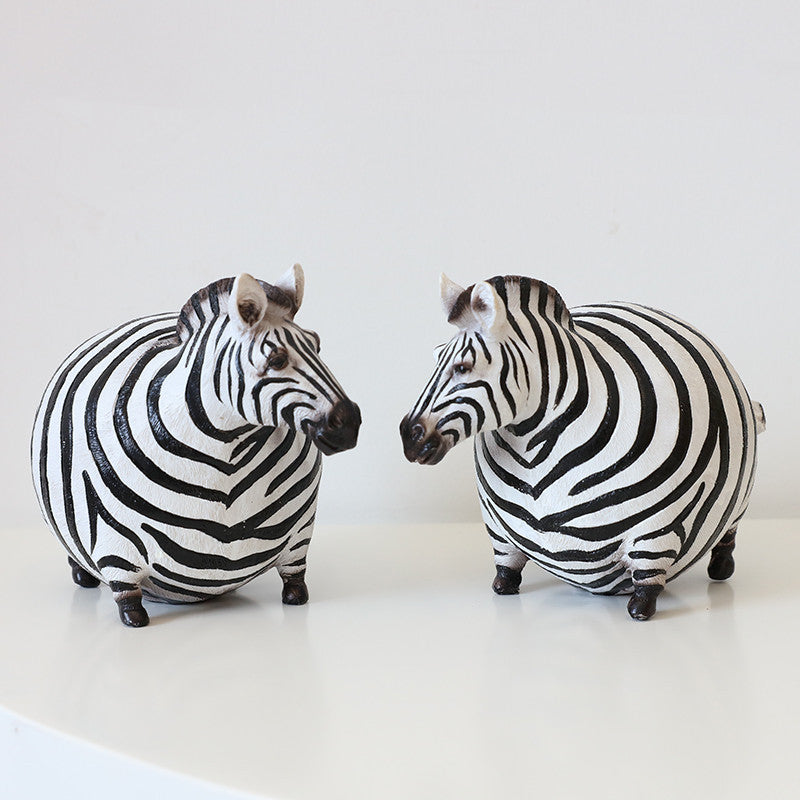 American Painted Zebra Ornaments Creative Home Living Room