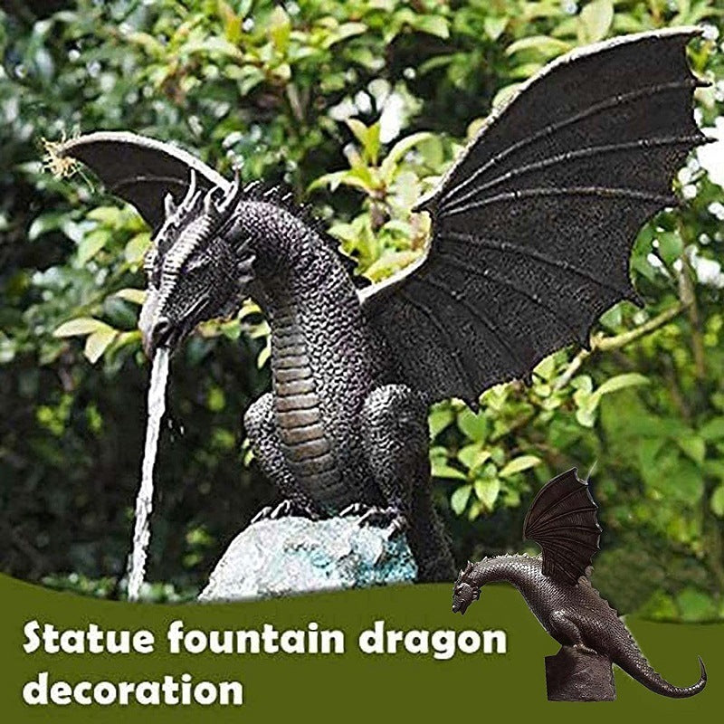Simulation Flying Dragon Garden Decoration Ornaments