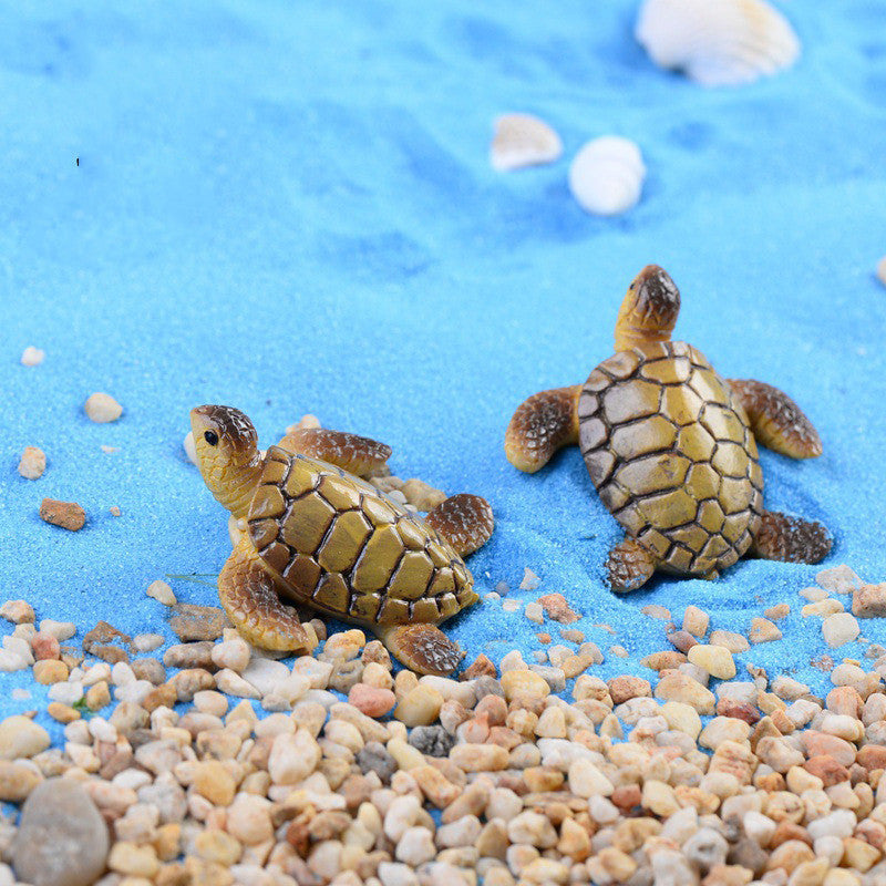 Resin turtle ornaments