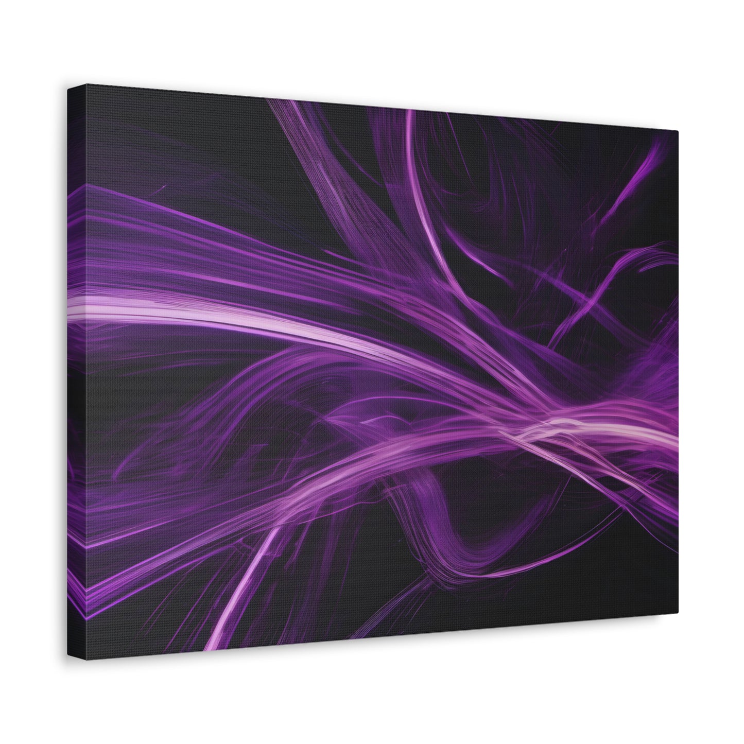 Long Exposure Purple and Black Canvas Print