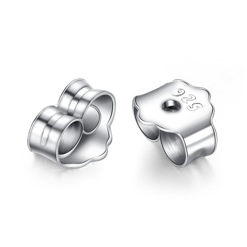 Pure silver ear plug silver jewelry ear accessories