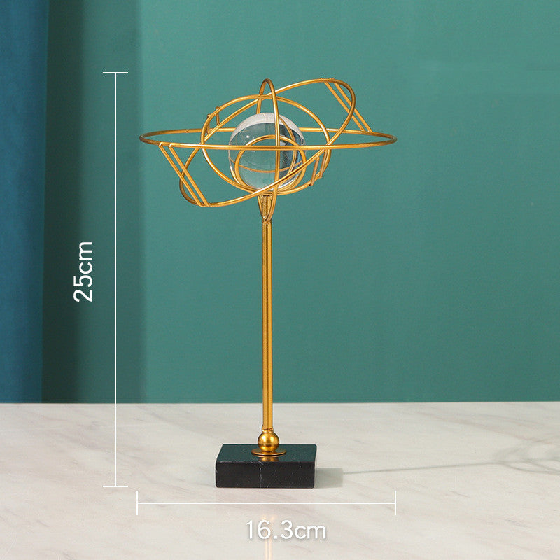 Creative Living Room Abstract Geometric Crystal Ball Ornaments