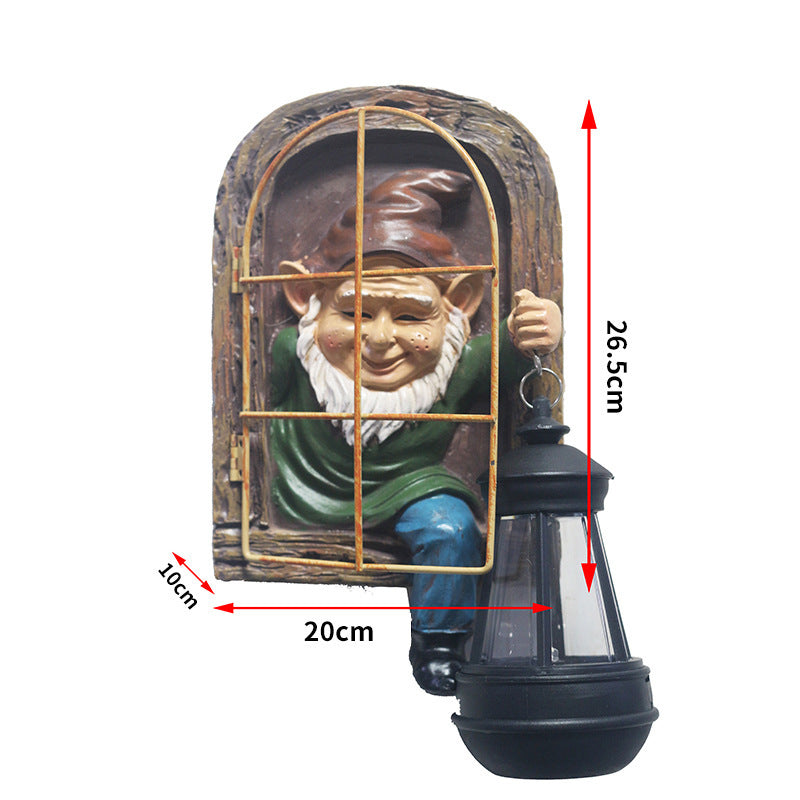 Outdoor Garden Elderly Statue Ornaments