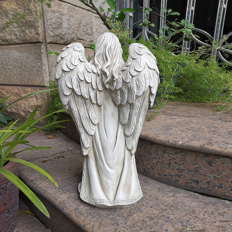 European Style Garden Decoration Outdoor Girl Angel Ornaments