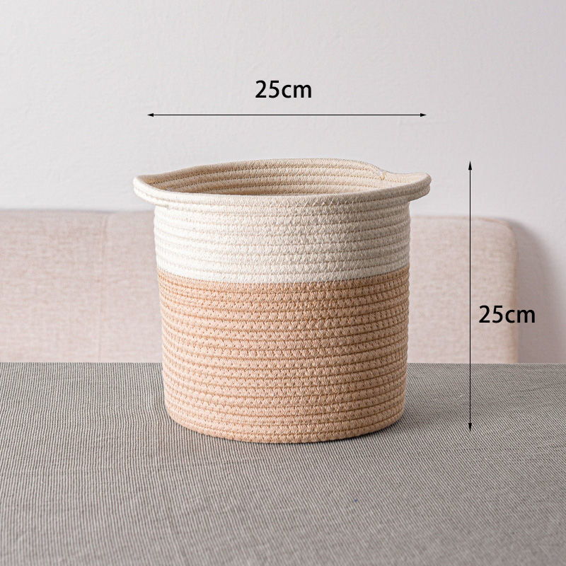 Storage Basket Dirty Clothes Basket Toy Clothes Storage Hand-woven Storage Basket