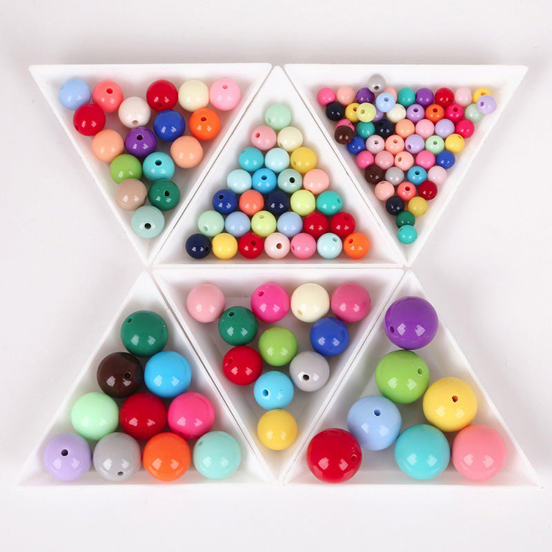 Spring Color Plastic Beads Beaded Jewelry Accessories
