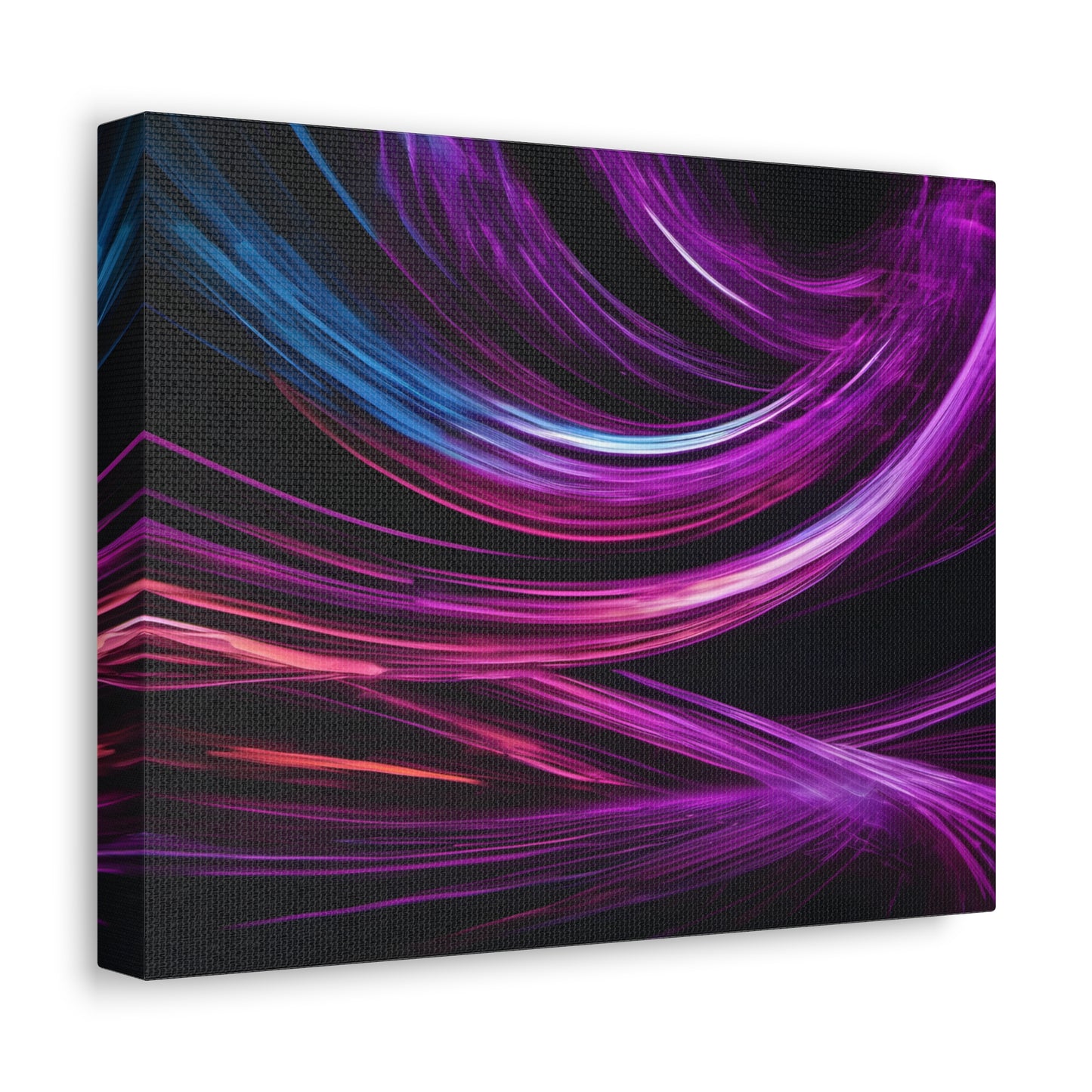 Long Exposure Purple and Black Canvas Print