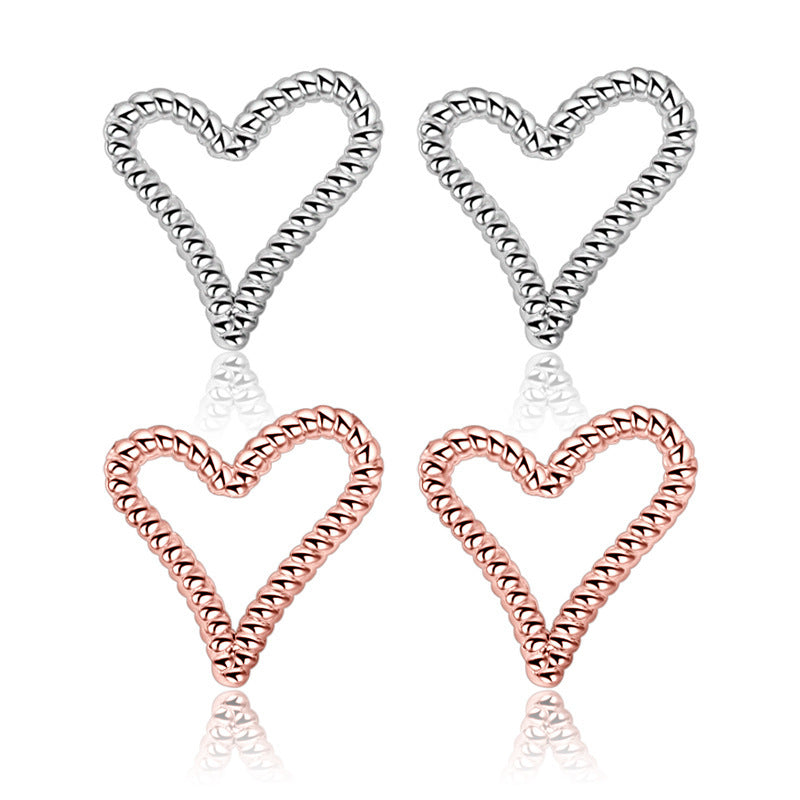 Sterling silver heart-shaped jewelry