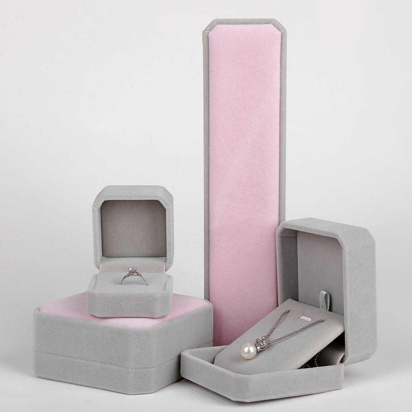 Jewellery Box Bracelet Ring Flannel Storage