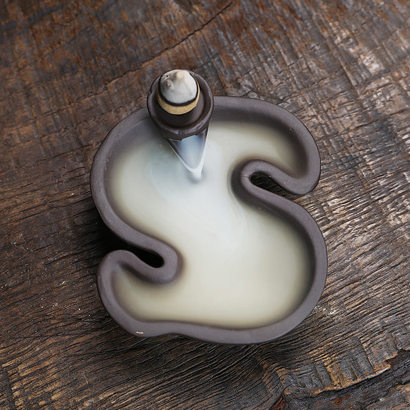 Living Room Home Decoration Ceramic Incense Burner Ornaments